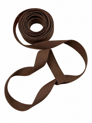 Burlap Ribbon Dark Brown 7/8"