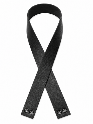 Black Band Leather 1"